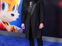 Jim Carrey arrives at the Los Angeles Premiere Of Paramount Pictures' 'Sonic The Hedgehog 3' held at the TCL Chinese Theatre IMAX on Decembe...