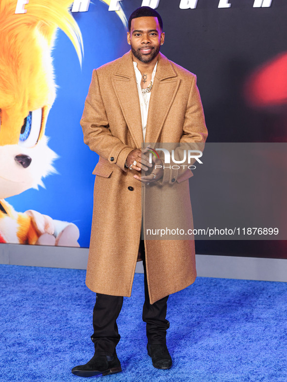 Mario arrives at the Los Angeles Premiere Of Paramount Pictures' 'Sonic The Hedgehog 3' held at the TCL Chinese Theatre IMAX on December 16,...