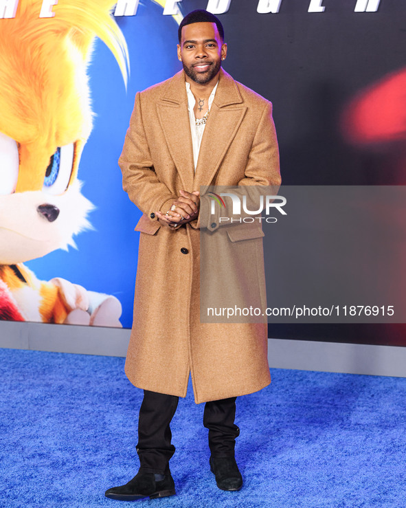 Mario arrives at the Los Angeles Premiere Of Paramount Pictures' 'Sonic The Hedgehog 3' held at the TCL Chinese Theatre IMAX on December 16,...