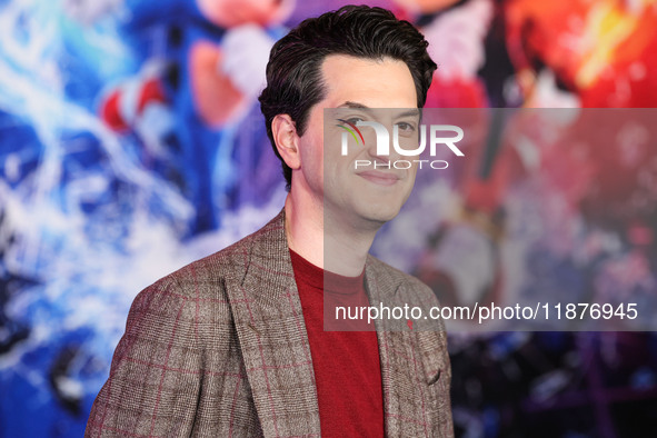 Ben Schwartz arrives at the Los Angeles Premiere Of Paramount Pictures' 'Sonic The Hedgehog 3' held at the TCL Chinese Theatre IMAX on Decem...