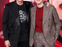 Jim Carrey and Ben Schwartz arrive at the Los Angeles Premiere Of Paramount Pictures' 'Sonic The Hedgehog 3' held at the TCL Chinese Theatre...