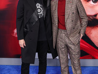 Jim Carrey and Ben Schwartz arrive at the Los Angeles Premiere Of Paramount Pictures' 'Sonic The Hedgehog 3' held at the TCL Chinese Theatre...