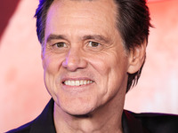 Jim Carrey arrives at the Los Angeles Premiere Of Paramount Pictures' 'Sonic The Hedgehog 3' held at the TCL Chinese Theatre IMAX on Decembe...