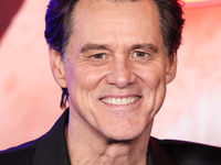 Jim Carrey arrives at the Los Angeles Premiere Of Paramount Pictures' 'Sonic The Hedgehog 3' held at the TCL Chinese Theatre IMAX on Decembe...