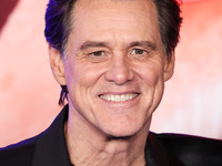 Jim Carrey arrives at the Los Angeles Premiere Of Paramount Pictures' 'Sonic The Hedgehog 3' held at the TCL Chinese Theatre IMAX on Decembe...