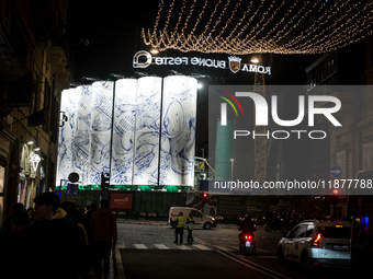 The artistic project ''Murales Contemporary Art in the Metro'' takes place at the Metro C construction site in Piazza Venezia with the unvei...