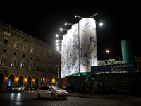 The artistic project ''Murales Contemporary Art in the Metro'' takes place at the Metro C construction site in Piazza Venezia with the unvei...