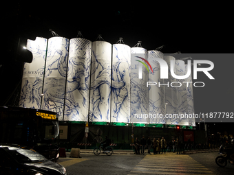 The artistic project ''Murales Contemporary Art in the Metro'' takes place at the Metro C construction site in Piazza Venezia with the unvei...