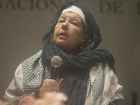 Members of the Nur Ashki Jerrahi Sufi Community and Tekke in Mexico City, Mexico, on December 17, 2024, pay tribute through a ritual to the...