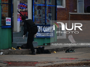 A 31-year-old man dies after being shot multiple times outside of M & P Grocery in Baltimore, Maryland, United States, on December 18, 2024....