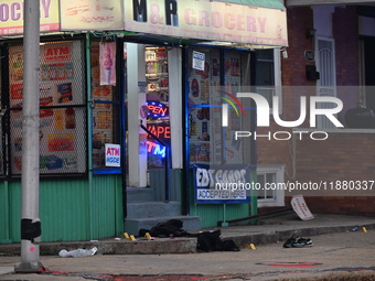 A 31-year-old man dies after being shot multiple times outside of M & P Grocery in Baltimore, Maryland, United States, on December 18, 2024....