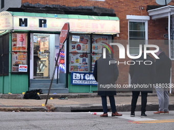 A 31-year-old man dies after being shot multiple times outside of M & P Grocery in Baltimore, Maryland, United States, on December 18, 2024....