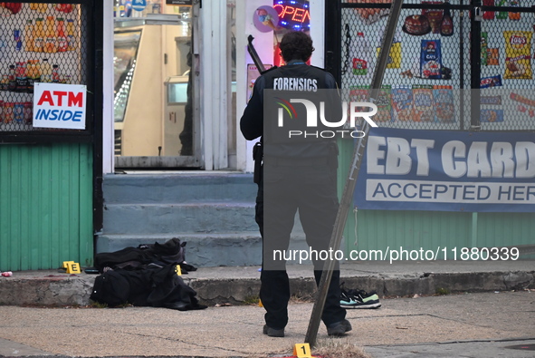 A 31-year-old man dies after being shot multiple times outside of M & P Grocery in Baltimore, Maryland, United States, on December 18, 2024....