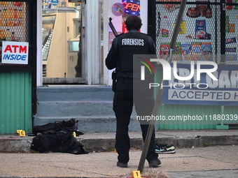 A 31-year-old man dies after being shot multiple times outside of M & P Grocery in Baltimore, Maryland, United States, on December 18, 2024....