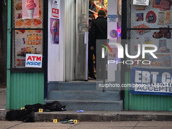 A 31-year-old man dies after being shot multiple times outside of M & P Grocery in Baltimore, Maryland, United States, on December 18, 2024....