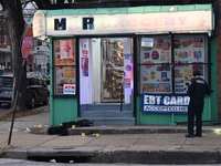 A 31-year-old man dies after being shot multiple times outside of M & P Grocery in Baltimore, Maryland, United States, on December 18, 2024....