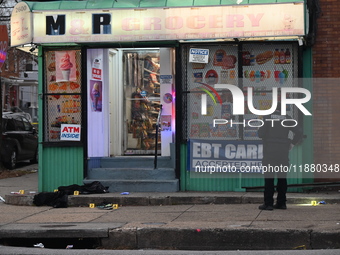 A 31-year-old man dies after being shot multiple times outside of M & P Grocery in Baltimore, Maryland, United States, on December 18, 2024....