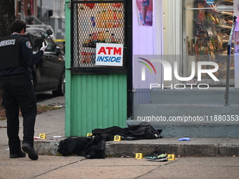 A 31-year-old man dies after being shot multiple times outside of M & P Grocery in Baltimore, Maryland, United States, on December 18, 2024....