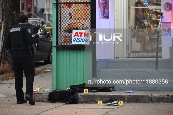 A 31-year-old man dies after being shot multiple times outside of M & P Grocery in Baltimore, Maryland, United States, on December 18, 2024....