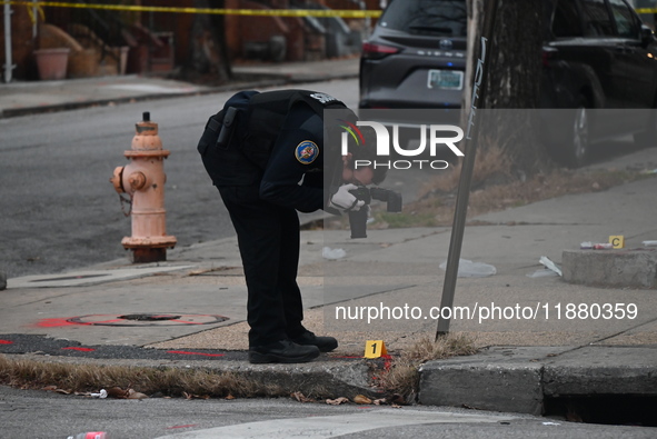 A 31-year-old man dies after being shot multiple times outside of M & P Grocery in Baltimore, Maryland, United States, on December 18, 2024....