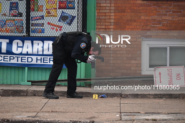 A 31-year-old man dies after being shot multiple times outside of M & P Grocery in Baltimore, Maryland, United States, on December 18, 2024....