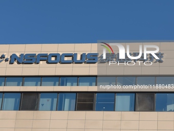 The NSFOCUS Technologies Group office building is in Beijing, China, on December 17, 2024. (