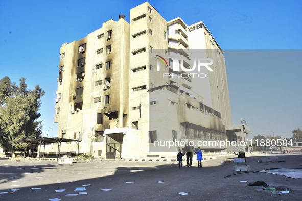 A tour inside the Palestine Branch Prison, also known as Branch 235, takes place after its liberation from the Syrian National Army. This pr...