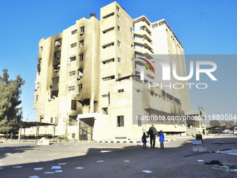 A tour inside the Palestine Branch Prison, also known as Branch 235, takes place after its liberation from the Syrian National Army. This pr...