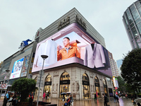 The newly opened Youngor Clothing Mall is on Nanjing Road pedestrian street in Shanghai, China, on October 15, 2024. (