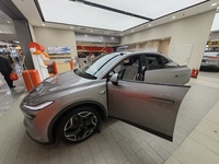 Nio's ONVO new energy vehicle is displayed at Jinyuan Shopping Center, Beijing's largest shopping and leisure complex, in Beijing, China, on...