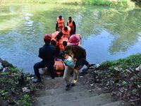 Team members of the District Disaster Management Authority (DDMA), Nagaon, and the National Disaster Management Authority (NDMA) take part i...