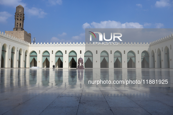 The al-Hakim Mosque is a historic mosque in Cairo, Egypt, on december 19, 2024.It is named after al-Hakim bi-Amr Allah (985-1021), the 6th F...