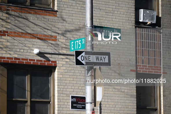 An unidentified man is shot and killed in the Mount Hope section of Bronx, New York, United States, on December 19, 2024. On Thursday mornin...