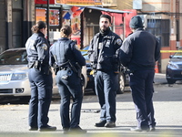 An unidentified man is shot and killed in the Mount Hope section of Bronx, New York, United States, on December 19, 2024. On Thursday mornin...