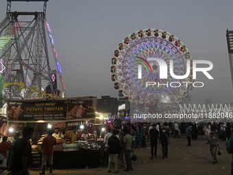 A generic view of the Mahim fair in Mumbai, India, on December 19, 2024. (