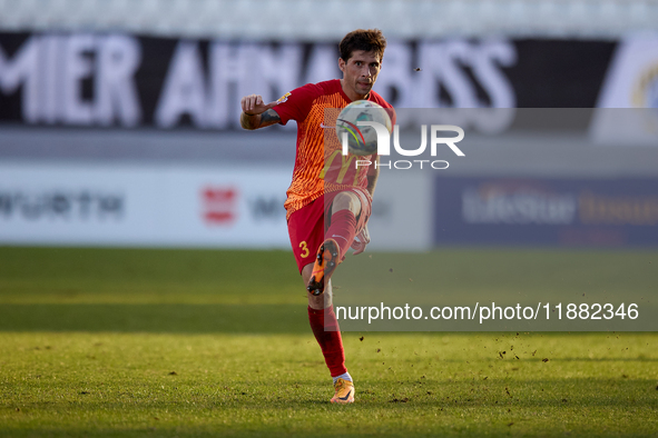 Leandro Morello of Birkirkara is in action during the Malta 360 Sports Premier League soccer match between Birkirkara and Hibernians at the...