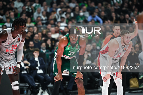 Kostas Antetokounmpo of Panathinaikos AKTOR Athens plays during the Euroleague, Round 17 match between Panathinaikos AKTOR Athens and Baskon...