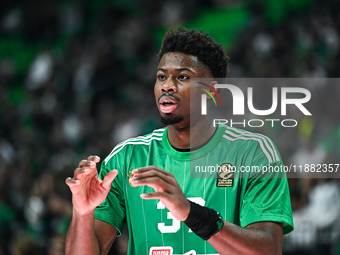 Kostas Antetokounmpo of Panathinaikos AKTOR Athens plays during the Euroleague, Round 17 match between Panathinaikos AKTOR Athens and Baskon...