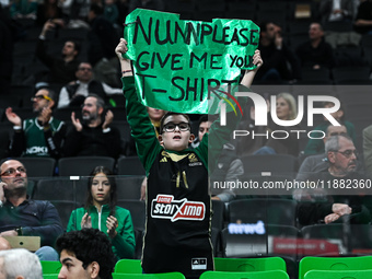 Panathinaikos AKTOR Athens supporters have fun during the Euroleague, Round 17 match between Panathinaikos AKTOR Athens and Baskonia Vitoria...