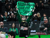 Panathinaikos AKTOR Athens supporters have fun during the Euroleague, Round 17 match between Panathinaikos AKTOR Athens and Baskonia Vitoria...