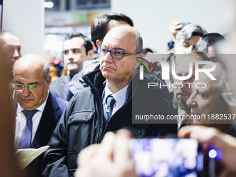 Giuseppe Valditara attends the inauguration of the craft fair Artigiano in Fiera 2024 at Rho Fiera Milano in Milan, Italy, on November 30, 2...