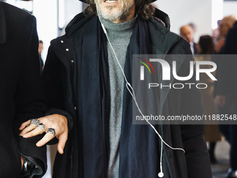 Giuseppe Cruciani attends the inauguration of the craft fair Artigiano in Fiera 2024 at Rho Fiera Milano in Milan, Italy, on November 30, 20...