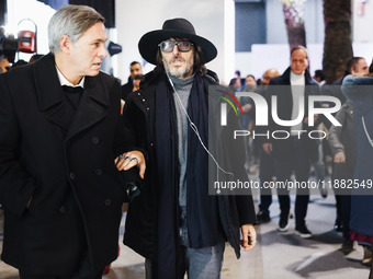 Giuseppe Cruciani attends the inauguration of the craft fair Artigiano in Fiera 2024 at Rho Fiera Milano in Milan, Italy, on November 30, 20...