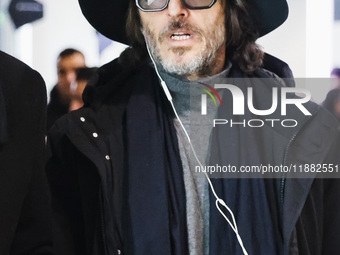 Giuseppe Cruciani attends the inauguration of the craft fair Artigiano in Fiera 2024 at Rho Fiera Milano in Milan, Italy, on November 30, 20...