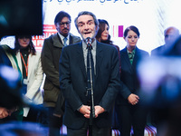 Attilio Fontana attends the inauguration of the craft fair Artigiano in Fiera 2024 at Rho Fiera Milano in Milan, Italy, on November 30, 2024...