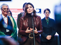 Daniela Santanche attends the inauguration of the craft fair Artigiano in Fiera 2024 at Rho Fiera Milano in Milan, Italy, on November 30, 20...