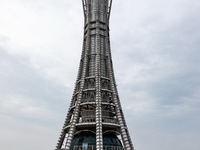 View of the Hangzhou Bay Bridge in Ningbo, Zhejiang province, China, on June 20, 2023. (