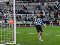 Odisseas Vlachodimos of Newcastle United warms up during the Carabao Cup Quarter Final match between Newcastle United and Brentford at St. J...