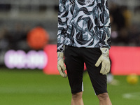 Odysseas Vlachodimos of Newcastle United warms up during the Carabao Cup Quarter Final match between Newcastle United and Brentford at St. J...