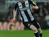 Anthony Gordon of Newcastle United plays during the Carabao Cup Quarter Final match between Newcastle United and Brentford at St. James's Pa...